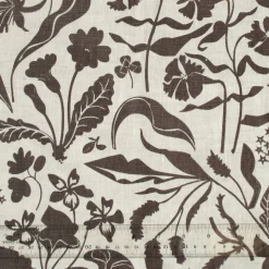 Sale A Pair Of Chocolate Wildflowers Linen Napkins Napkins
