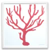 Cheap Art Print - Italian Red Coral Print - Sale! Square