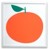 Sale Clementine Citrus Screen Print Square