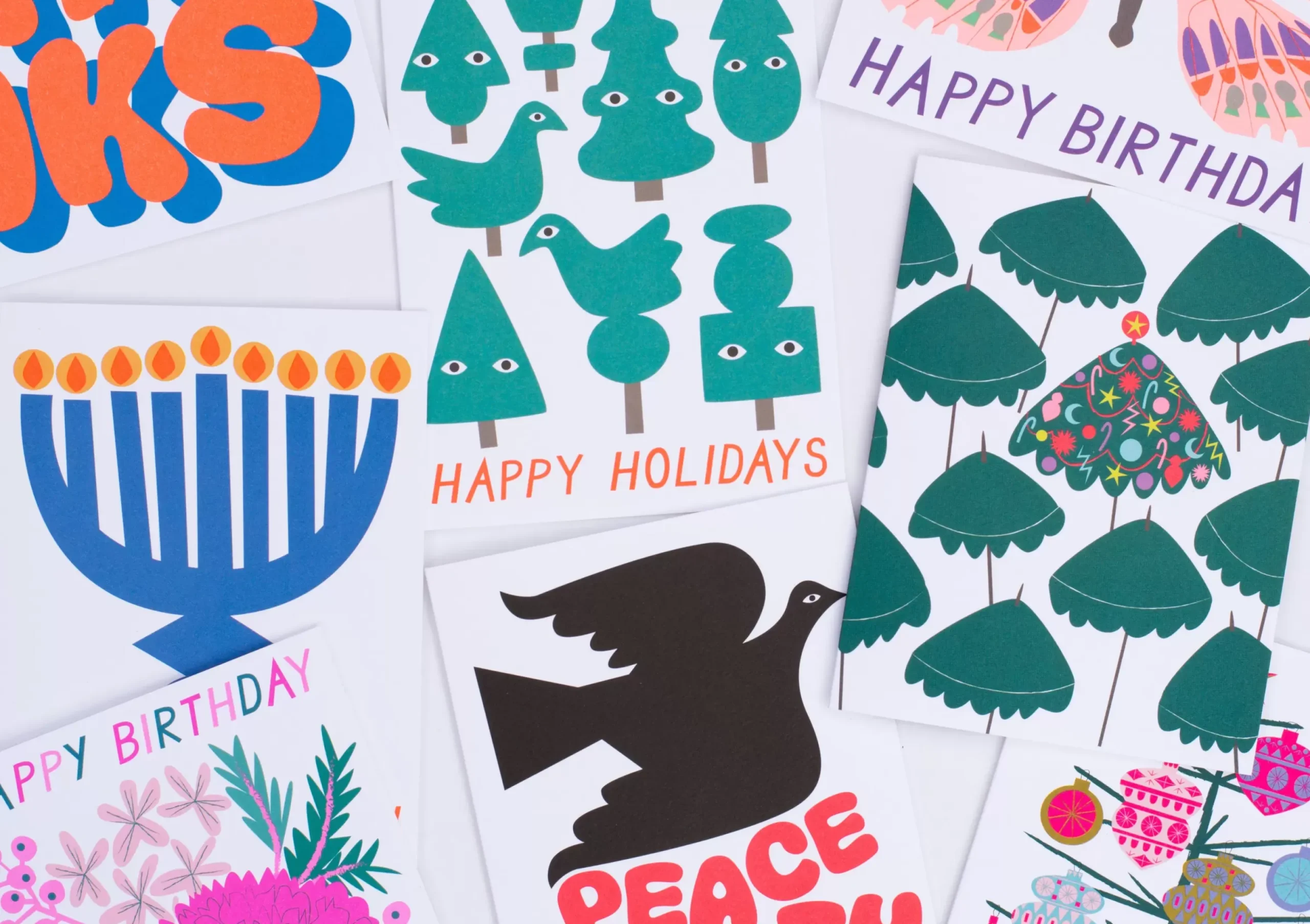 Hot Hanukkah Menorah Card Holiday