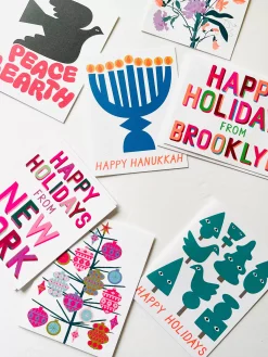 Best Happy Holidays From Brooklyn Note Card Holiday