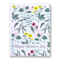 Best Happy Mother's Day Wildflowers Note Card Dad & Mom