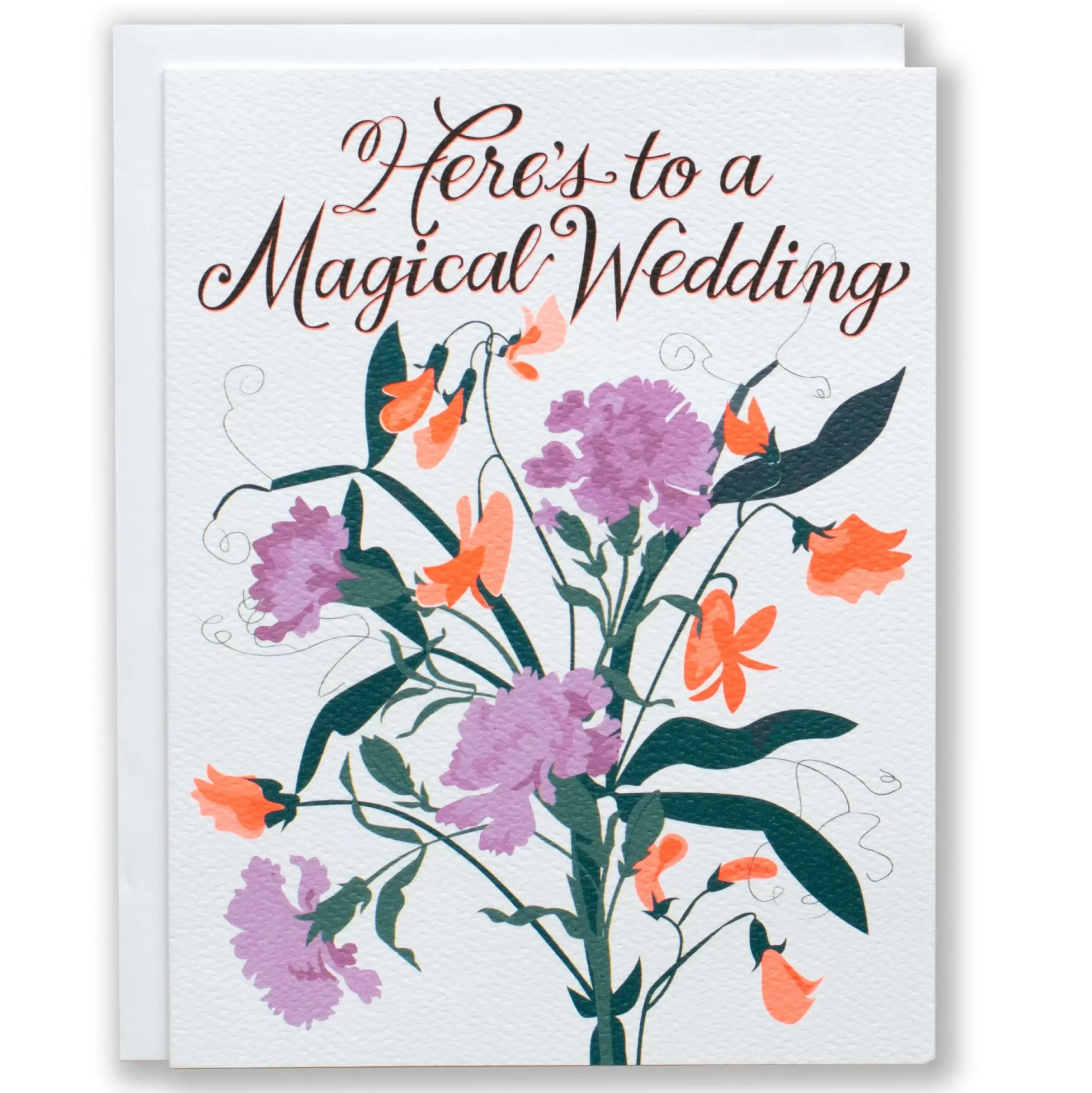 Store Here's To A Magical Wedding Note Card Congratulations & Wedding