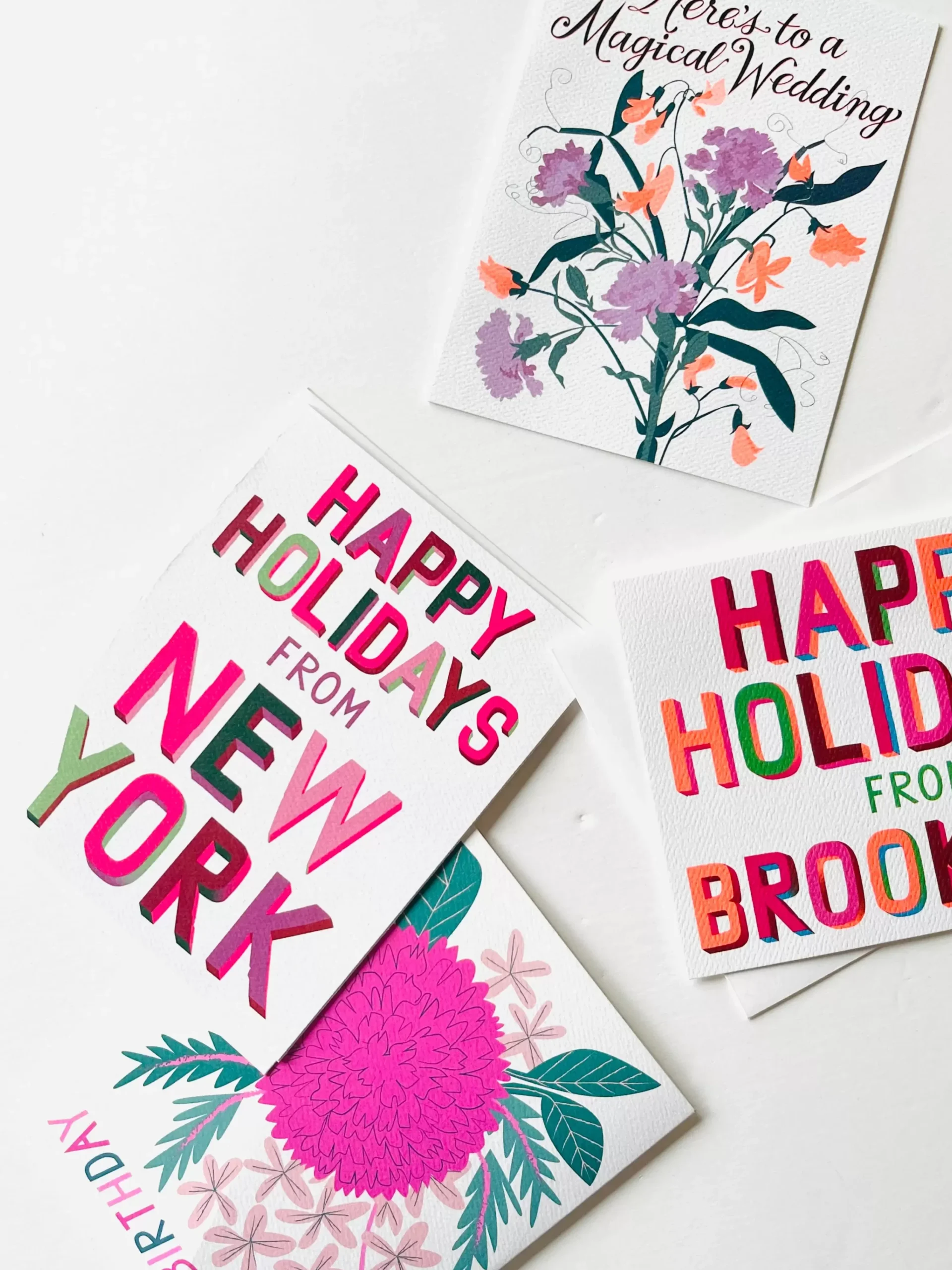 Store Here's To A Magical Wedding Note Card Congratulations & Wedding