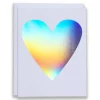 Cheap Hologram Heart Note Card Metallic Foils