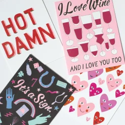 Best I Love Wine Note Card Valentines