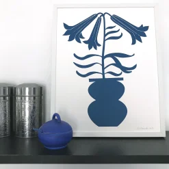 New Lillium Vase Print Small