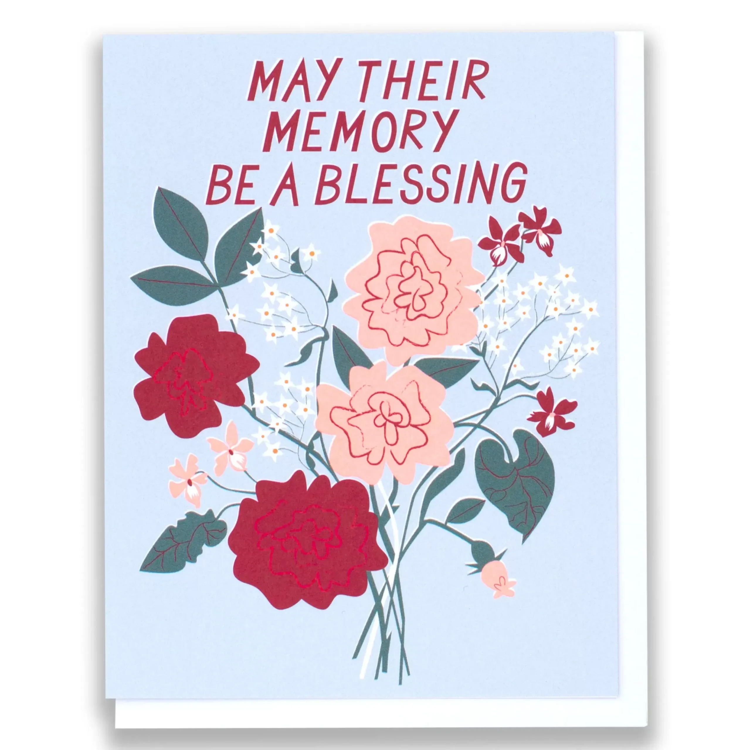 Hot May Their Memory Be A Blessing Card Sympathy