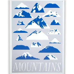Cheap Mountain Print Science And Nature