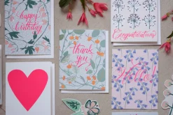 Store Neon Pink Heart Card Image Only (All Occasion)