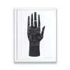 Discount Palmistry Hand Art Print - Black And White Wall Art Small