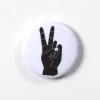 Clearance Peace Hand 1" Button Pins & Buttons