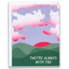 Shop Pet Condolence Note Card With Clouds Sympathy