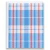 New Red And Blue Plaid Shopping Bag Note Card Image Only (All Occasion)