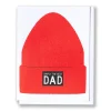 Fashion Simply The Best Dad - Red Toque - Father's Day Card Dad & Mom