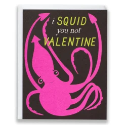 Discount Squid Valentine's Note Card Valentines