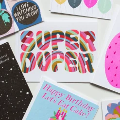 Best Super Duper Rainbow Note Card Friendship