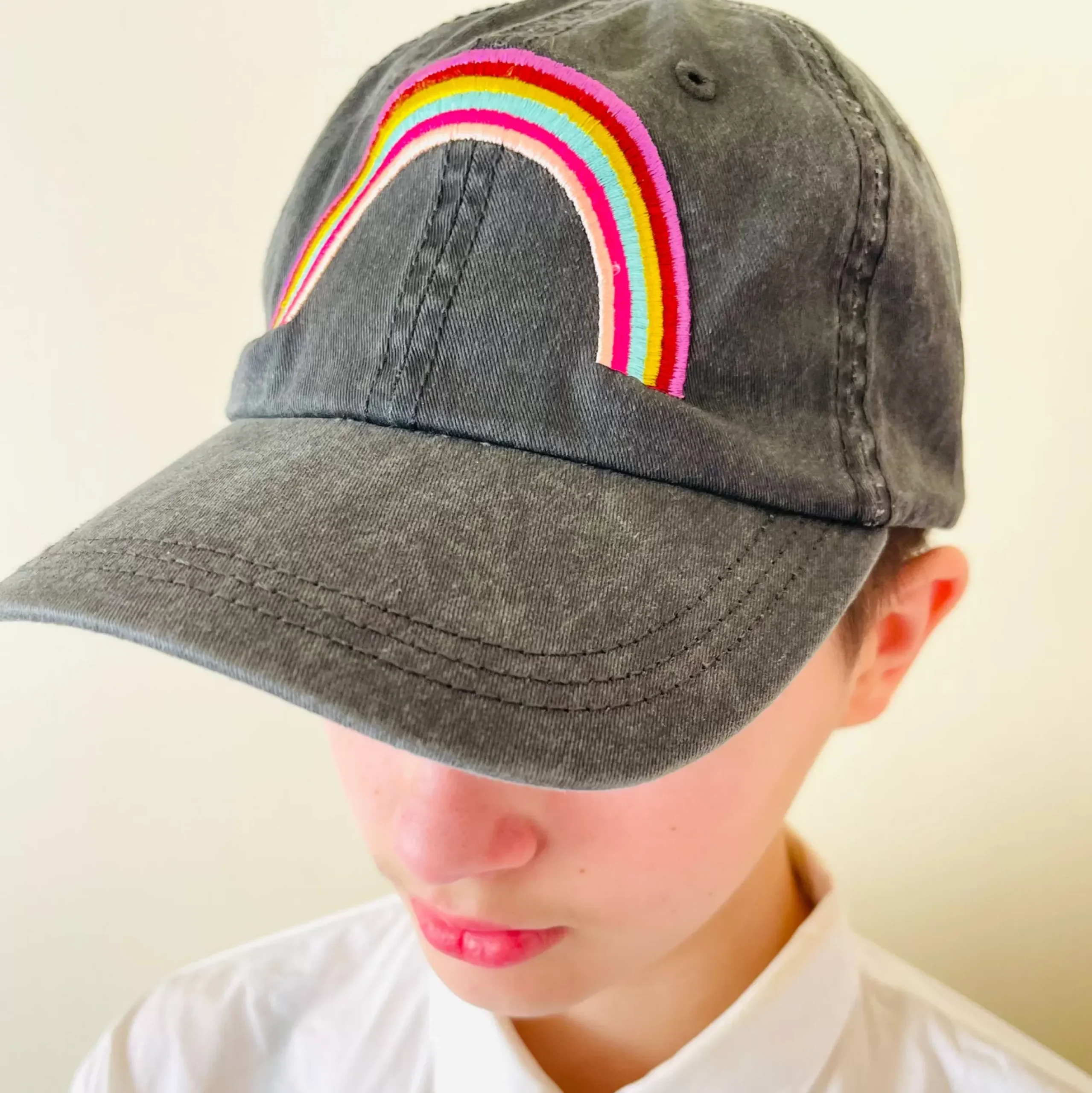 Cheap Super Rainbow Baseball Cap Hats & Totes