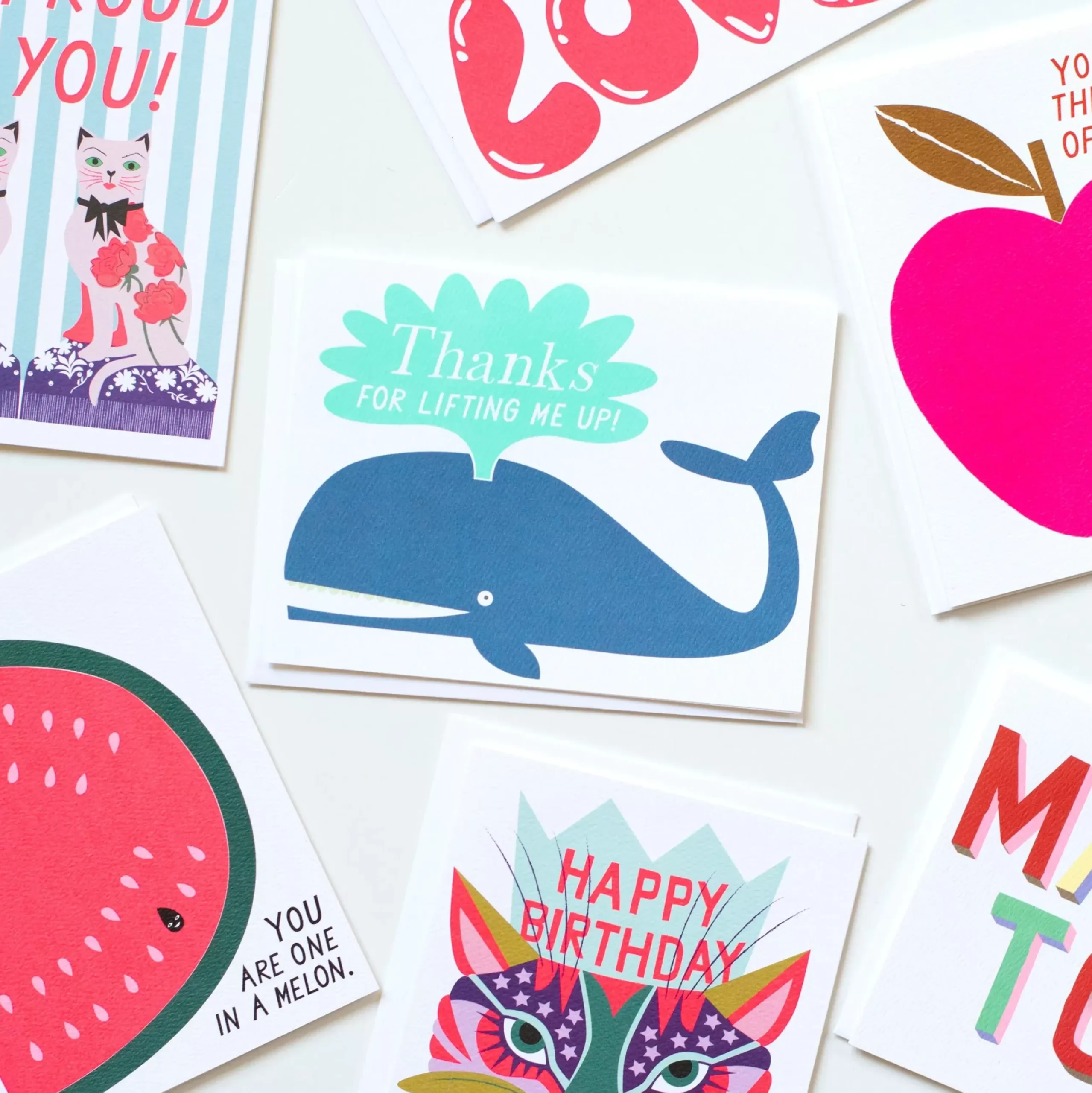 Best Thanks Whale Note Card Thank You