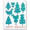 Clearance Topiary Holiday Card Holiday