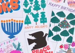 Clearance Topiary Holiday Card Holiday
