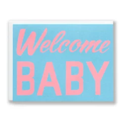 Clearance Welcome Baby Card Baby