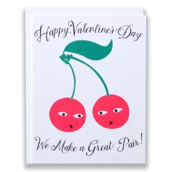 Online We Make A Great Pair - Happy Valentines Day - Note Card Valentines