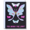 Outlet You Bring The Light Moth Card Humour & Love